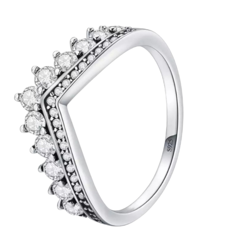 925 Sterling Silver Crown Ring